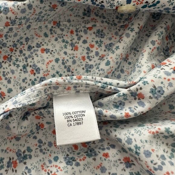 Banana Republic Floral Non-Iron Slim Fit Button-Up Shirt Men’s Medium - Picture 4 of 7